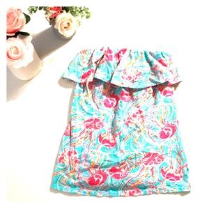 Lilly Pulitzer Strapless Tank. So pretty!
